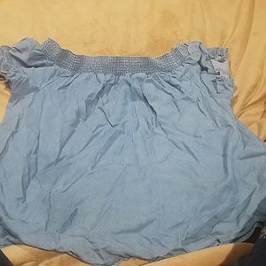 Over the shoulder top